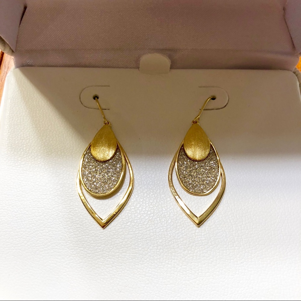 Gold And Silver Earrings